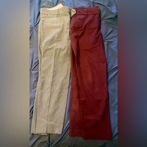 Womens size 10 ankle dress pants- Ann Taylor Loft and J Crew
